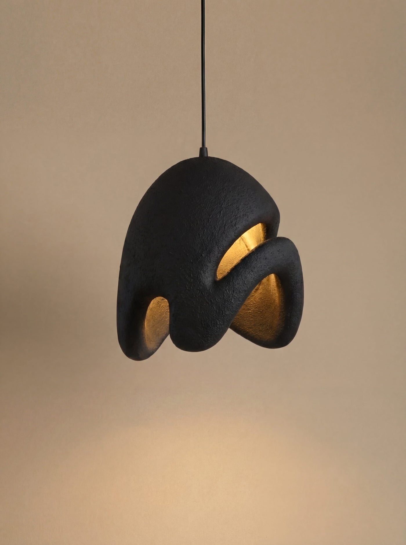 Alvea Woven Rattan Pendant Lamp alternate view - Maison Moya