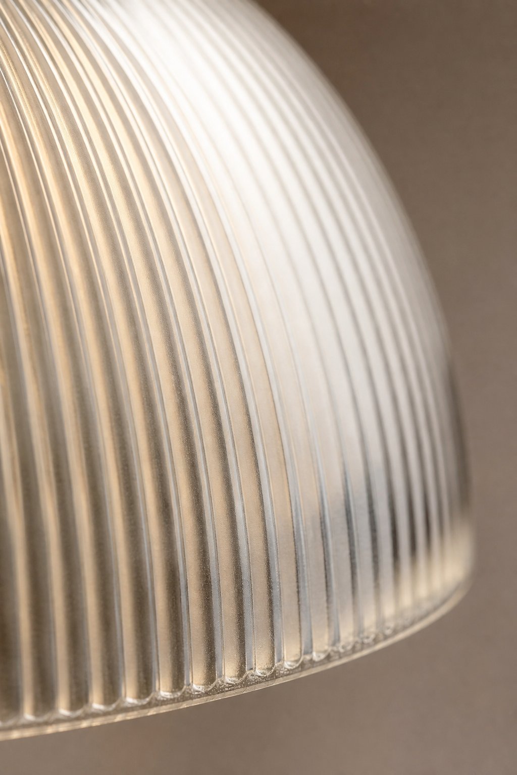 Maison Moya - Atomic Prismatic Glass Table Lamp - closeup surface