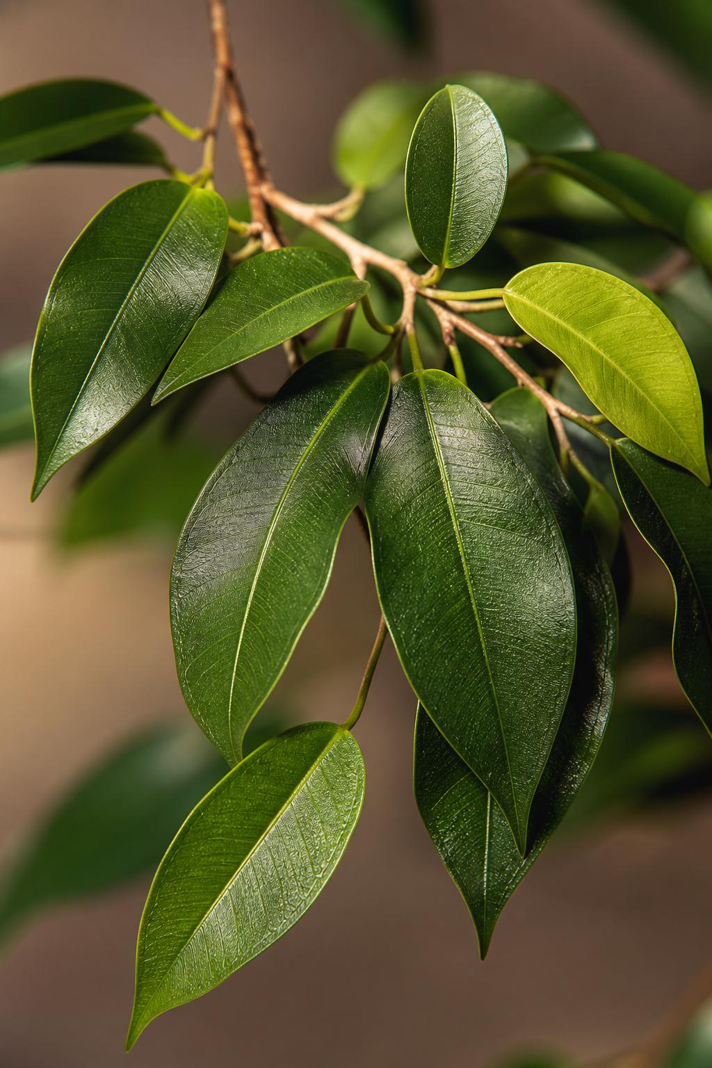 Maison Moya - Ficus Tree Natural Touch Indoor Tree - closeup detail