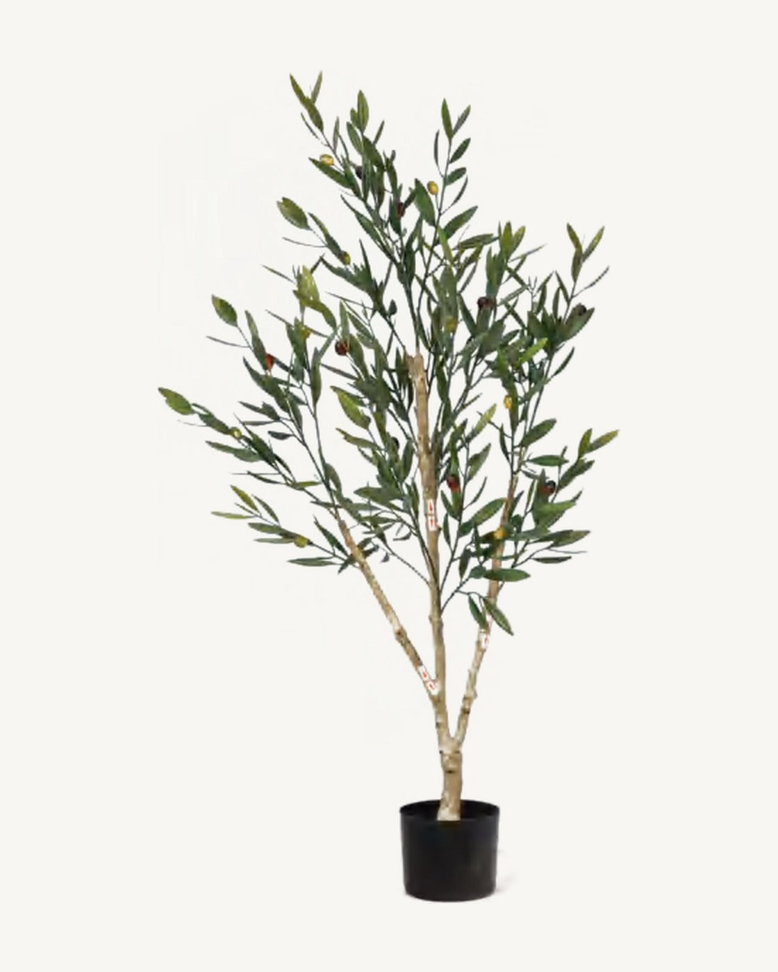 Granada Artificial Olive Tree, full product studio view in the included nursery pot