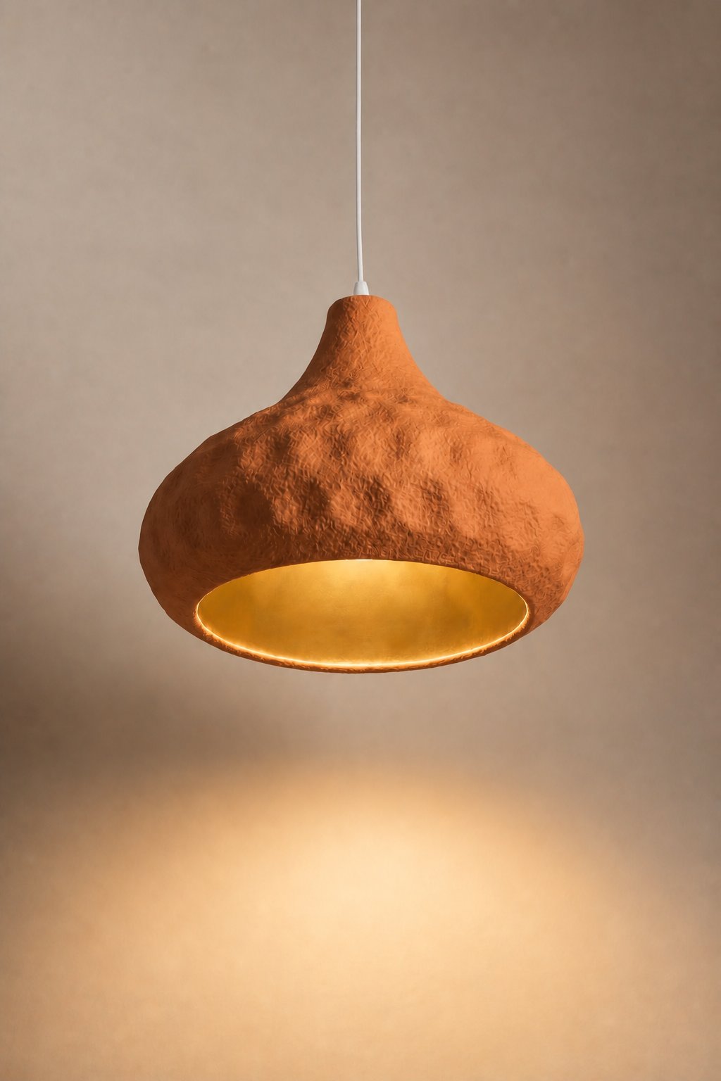 Maison Moya - mumbai-filigree-pendant - Brun Argile