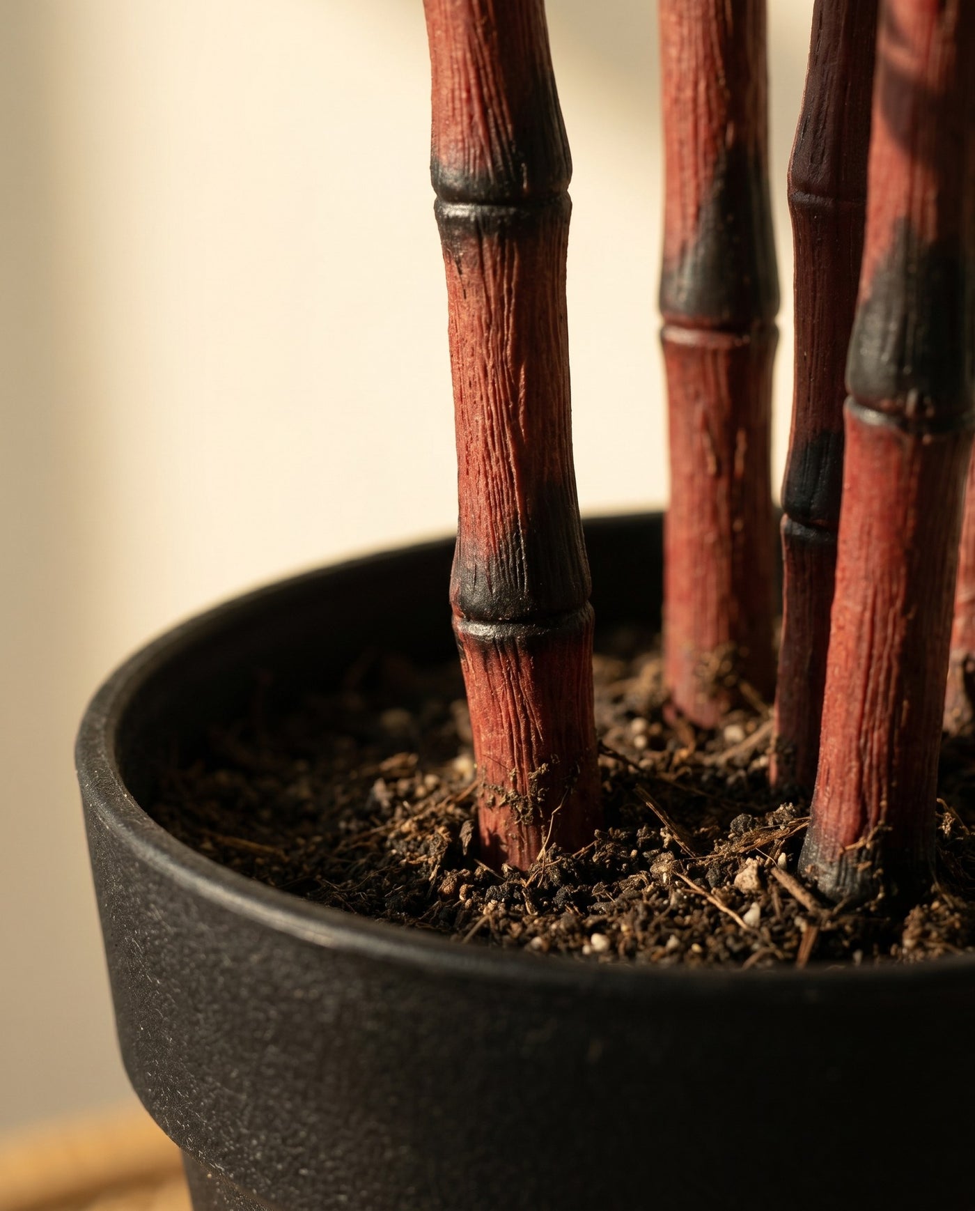 Maison Moya - Nandina Sacred Bamboo Faux Plant - 04 closeup-base