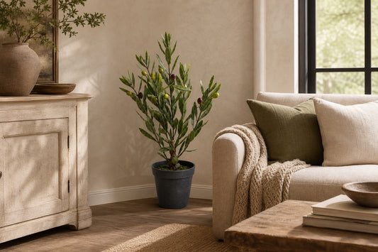 How to Choose a Realistic Artificial Olive Tree for Your Living Room