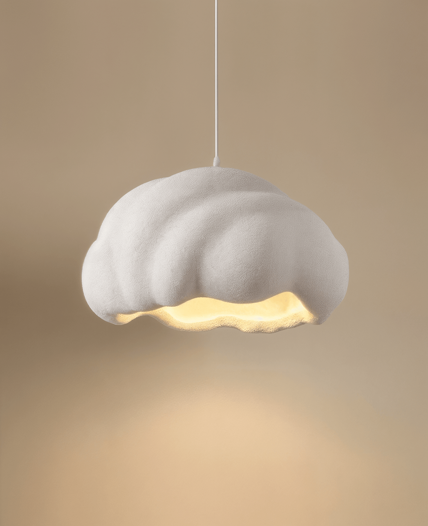Nebula Smoked Glass Pendant Lamp by Maison Moya - sculptural pendant lamp