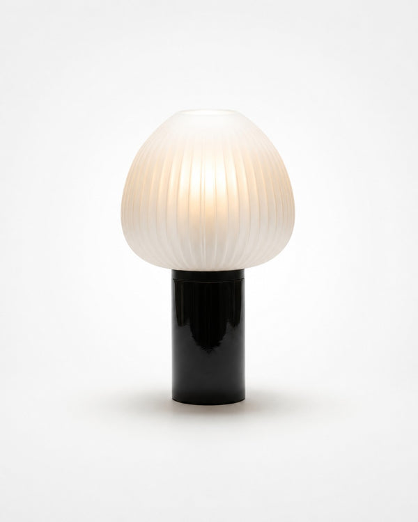 Champignon verre Lampe à poser