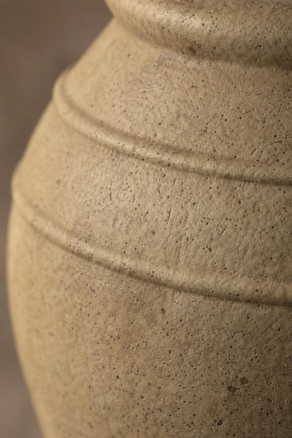 Maison Moya - Jar Antique Belly Floor Planter - closeup surface