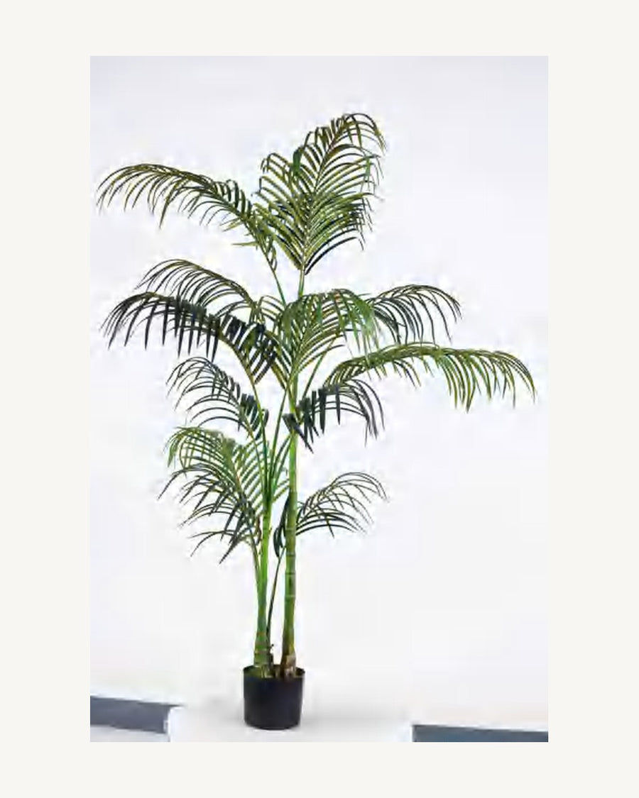 Lucca Artificial Geranium Tree, full product studio view in the included nursery pot