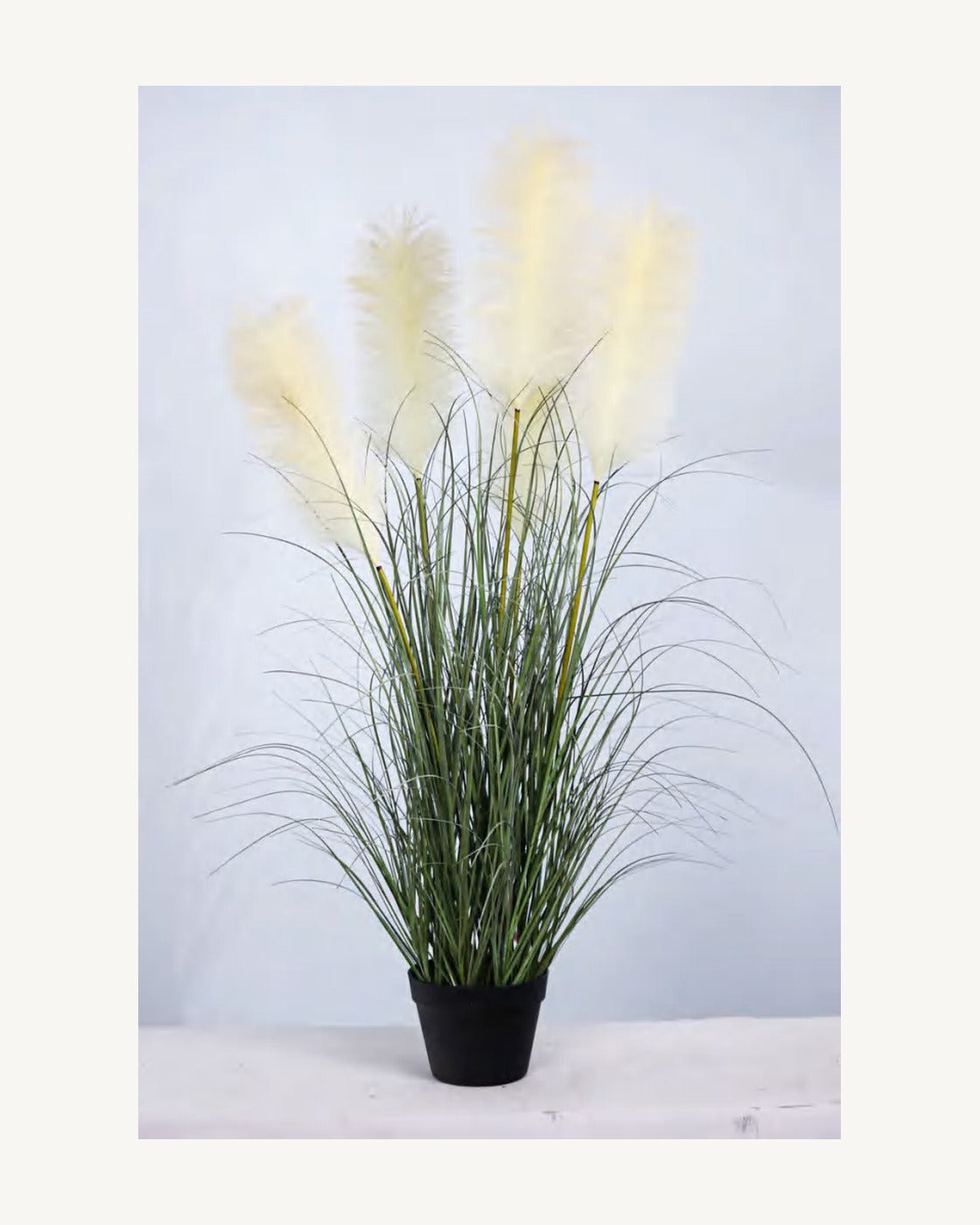 Matera Artificial Onion Grass, full product studio view in the included nursery pot
