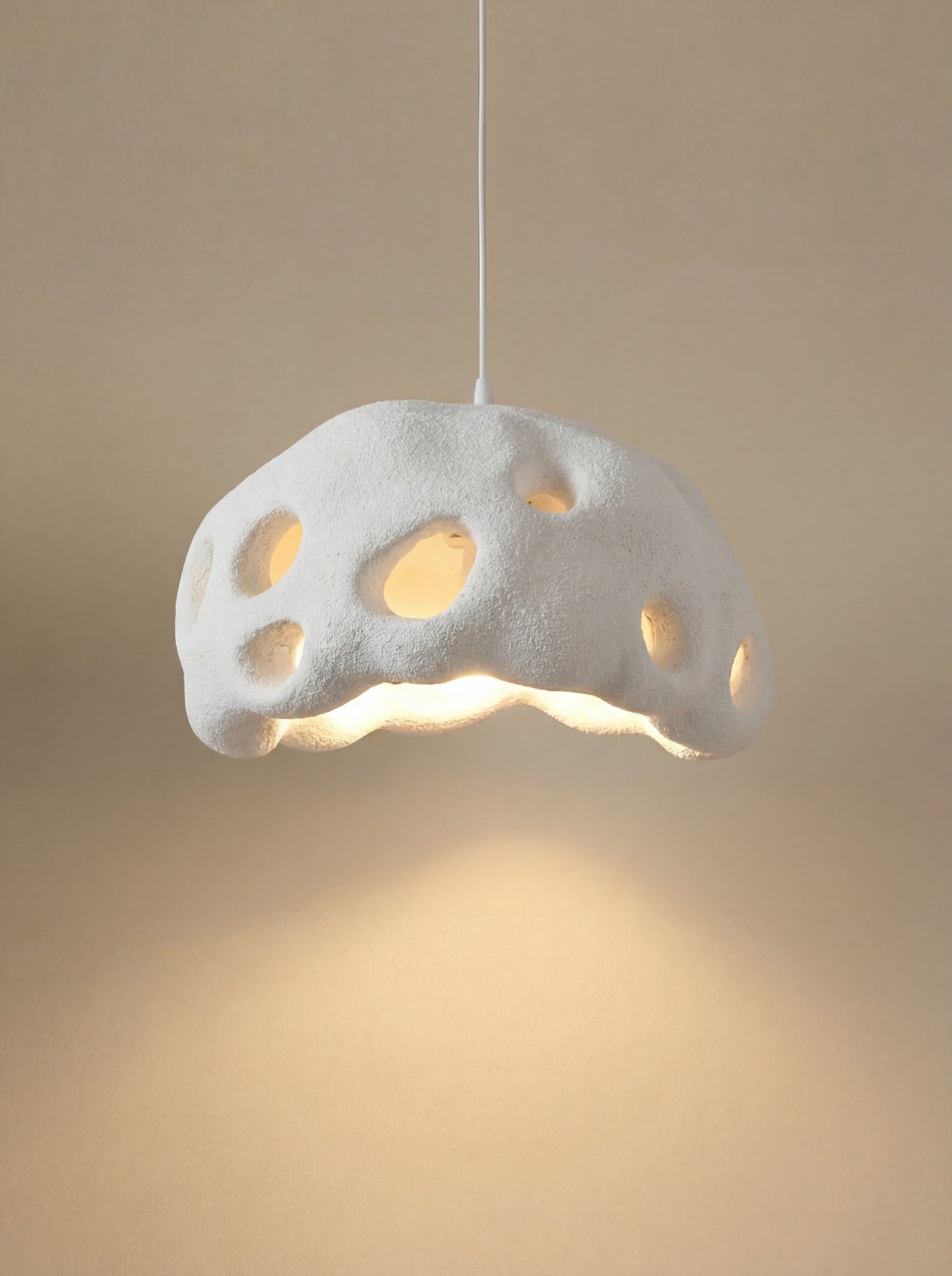 Nid d'Abeille Honeycomb Pendant Lamp by Maison Moya - sculptural pendant lamp