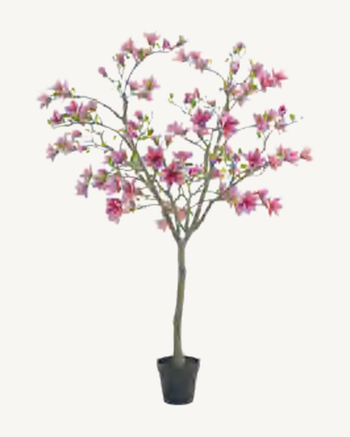 Ostuni Artificial Blossom Tree, Pink, full product studio view in the included nursery pot
