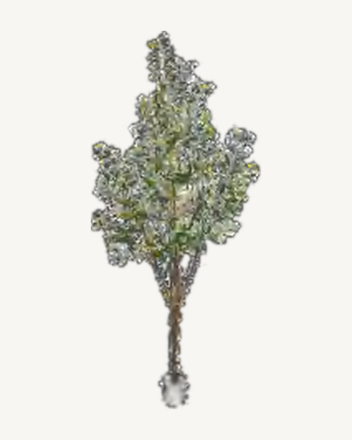 Ostuni Artificial Olive Tree, full product studio view in the included nursery pot