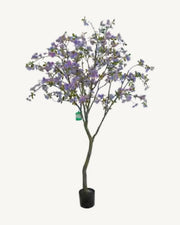 Portofino Artificial Blossom Tree, 51.2 in, full product studio view in the included nursery pot