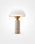 Travertin Dôme Lampe à poser