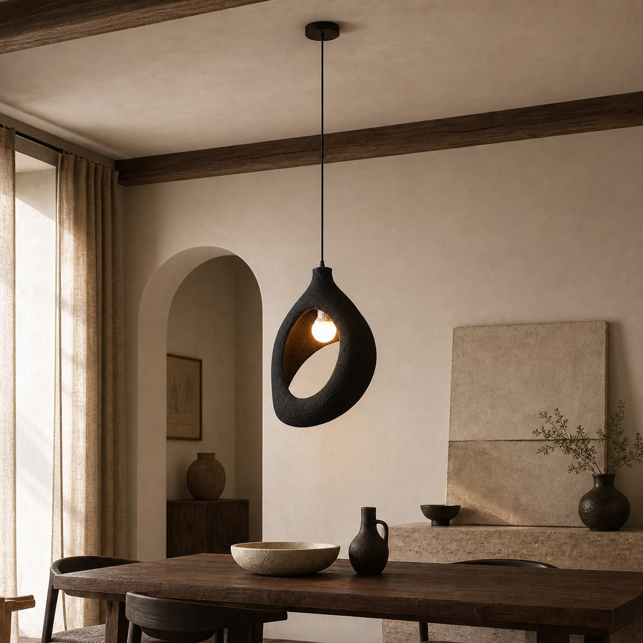 Suspension ouverte Anneau