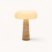 Lámpara de mesa Travertin Cône