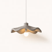 Vague hanglamp met golvende schijf