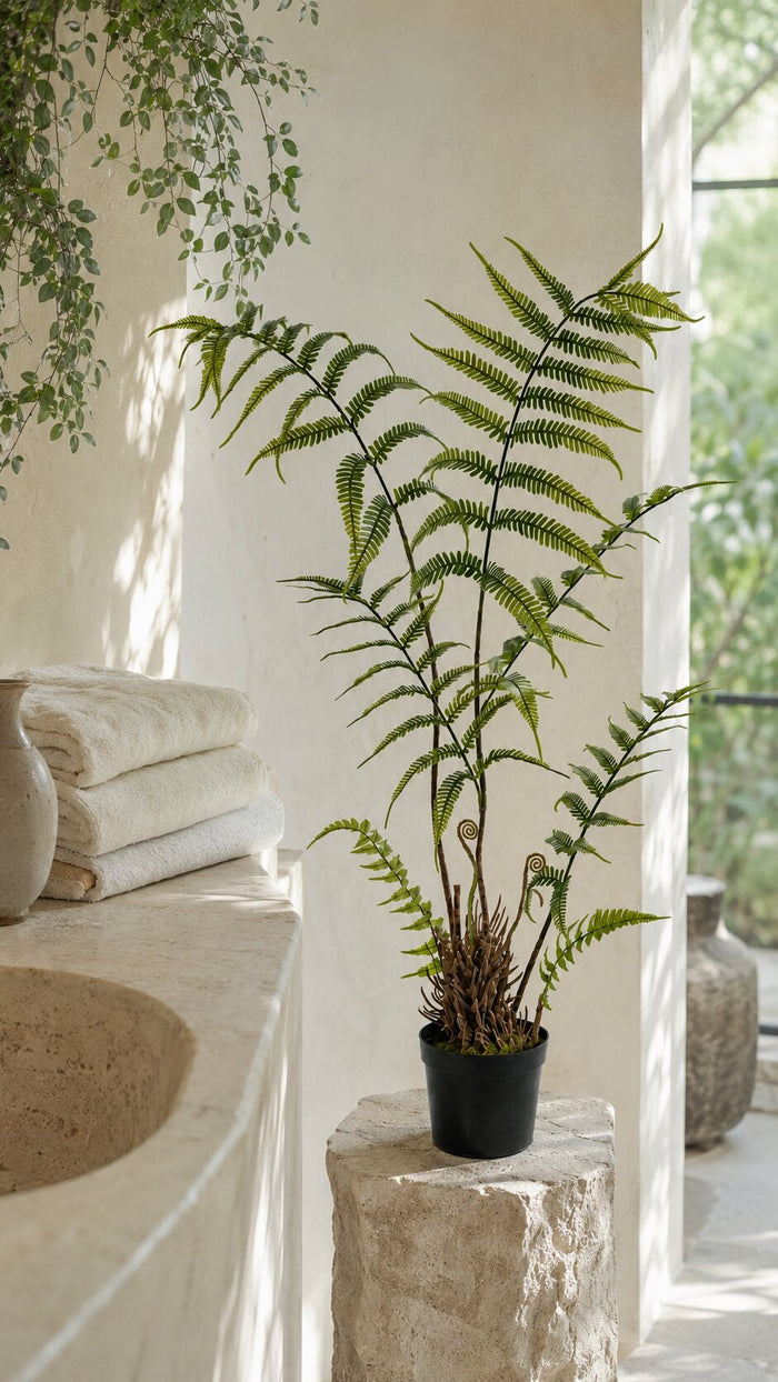 In real interiors — Kunstplanten